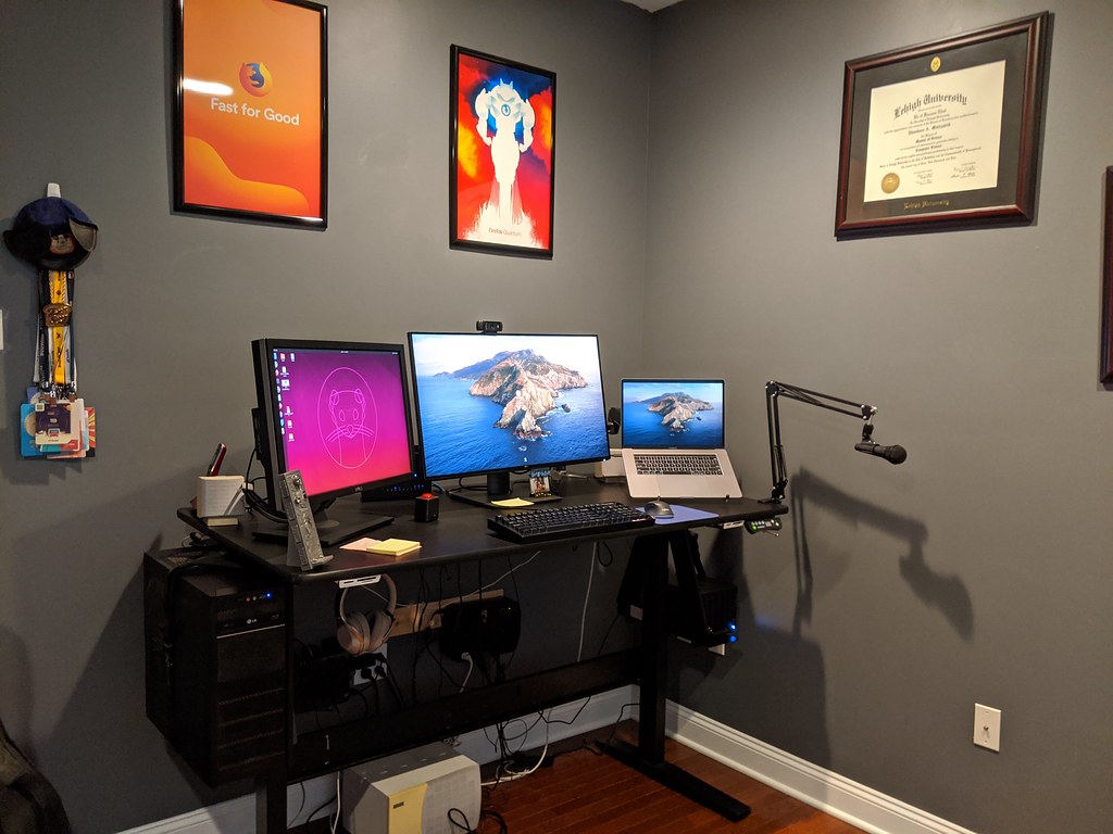Home office desk representing ChatGPT Work vs Claude Cowork AI agents for solo founders